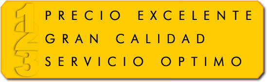Precio Excelente; Gran Calidad; Servicio Optimo