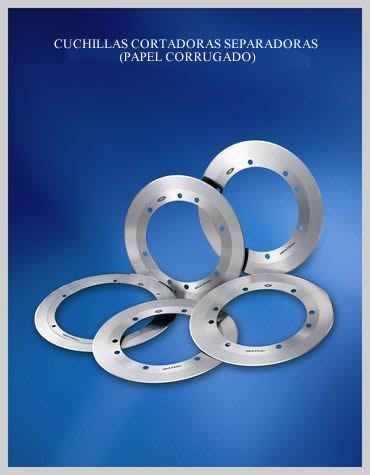 Cuchillas circulares cortadoras separadoras